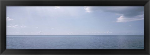 Framed Clouds over the sea, Atlantic Ocean, Bermuda, USA Print