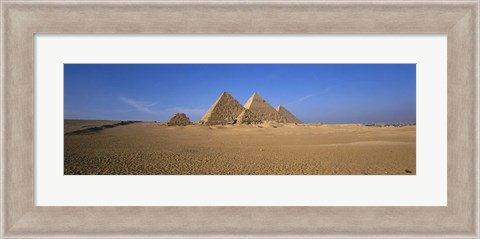 Framed Great Pyramids Giza Egypt Print