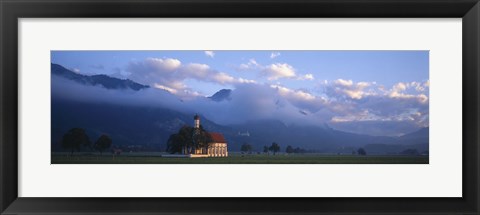 Framed Saint Coloman Church, Bavaria, Germany Print