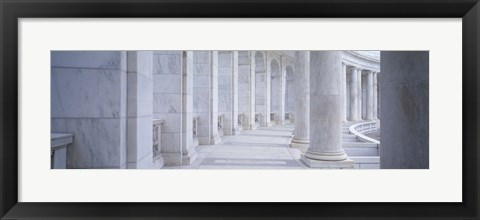 Framed Columns of a government building, Arlington, Arlington County, Virginia, USA Print