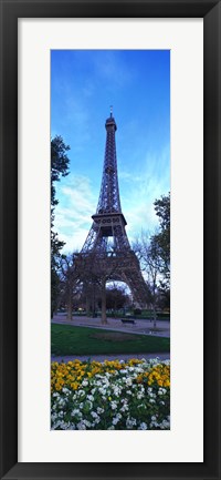 Framed Eiffel Tower Paris France (horizontal) Print