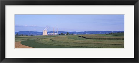 Framed Power Plant Energy Print