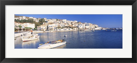 Framed Andros, Cyclades, Greece Print