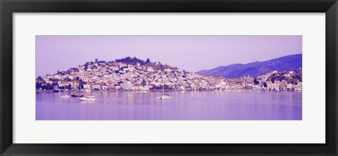 Framed Poros, Greece Print