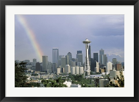 Framed Rainbow Seattle WA Print