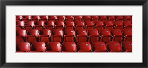 Framed Stadium Seats Print