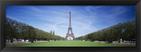 Framed Eiffel Tower from a Distance, Paris, France Print