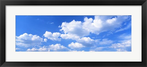 Framed Gathering clouds Print