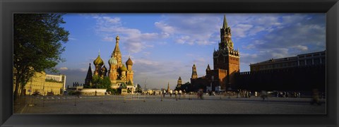 Framed St. Basil&#39;s Cathedral, Red Square, Moscow, Russia Print