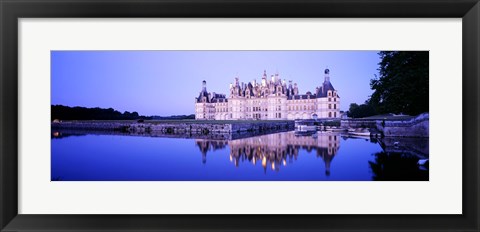 Framed Chateau Royal De Chambord, Loire Valley, France Print