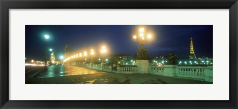 Framed Evening Paris France Print