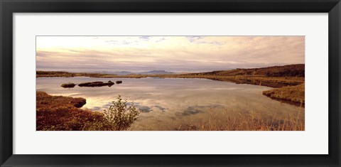 Framed Fjord Iceland Print