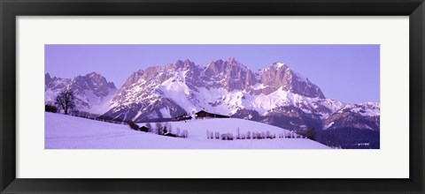 Framed Wilder Kaiser Austrian Alps Print