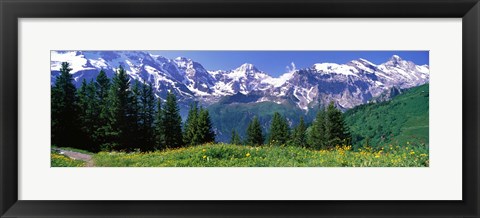 Framed Murren Switzerland Print