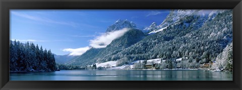 Framed Hinter See Bavaria Germany Print