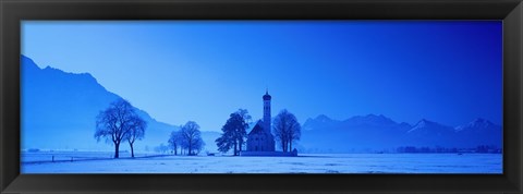 Framed St. Coloman Church Schwangau Germany Print