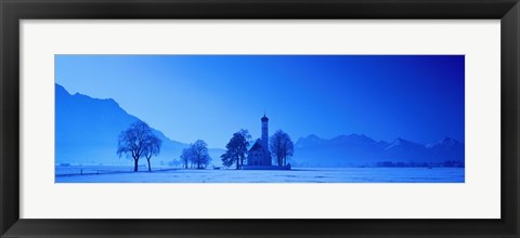 Framed St. Coloman Church Schwangau Germany Print