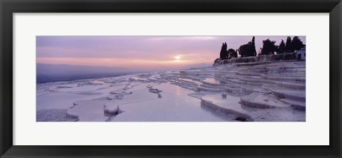 Framed Pamukkale Turkey Print