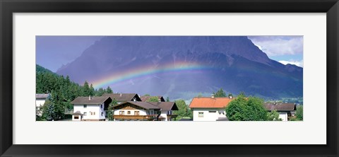 Framed Rainbow Innsbruck Tirol Austria Print