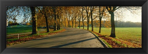 Framed Road at Chateau Chambord France Print