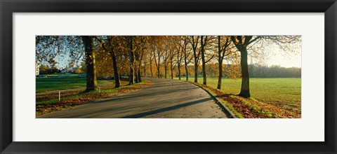 Framed Road at Chateau Chambord France Print