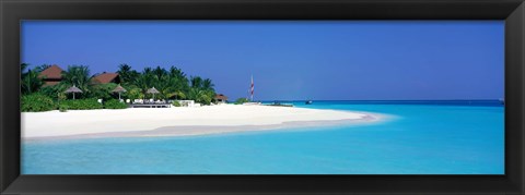 Framed Laguna Beach Maldives Print