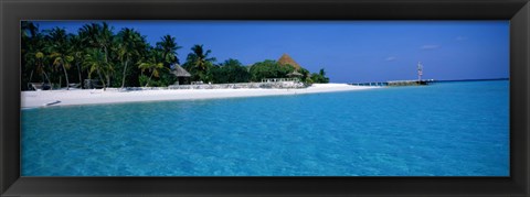 Framed Thulhagiri Island Resort Maldives Print