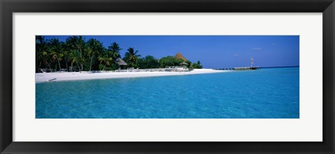 Framed Thulhagiri Island Resort Maldives Print