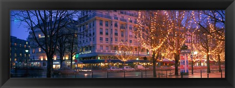 Framed Evening, Paris, France Print