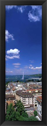 Framed Geneva Switzerland (vertical) Print