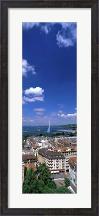 Framed Geneva Switzerland (vertical) Print