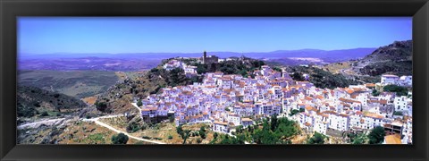 Framed Casares, Andalucia, Spain Print