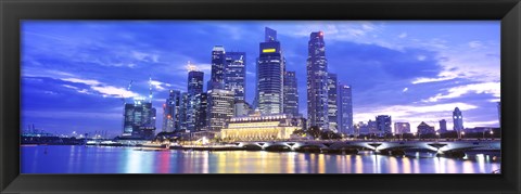 Framed Evening, Singapore Print