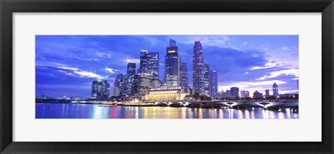 Framed Evening, Singapore Print