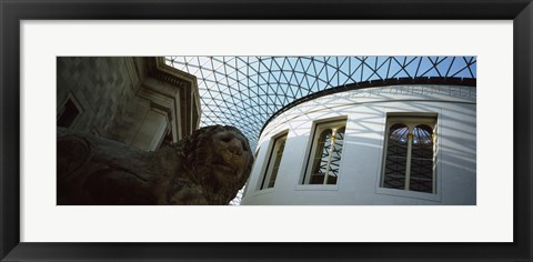 Framed British Museum Interior, London, England Print