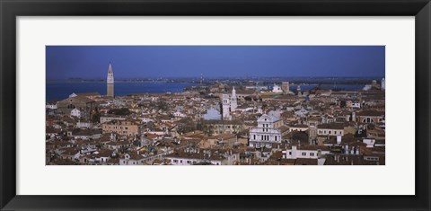 Framed Aerial view of Venice, Italy Print