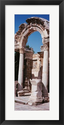 Framed Turkey, Ephesus, building facade Print