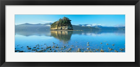 Framed Marlborough Sound, New Zealand Print