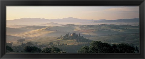 Framed Farm Tuscany Italy Print