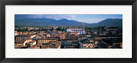 Framed Italy, Tuscany, Lucca Print