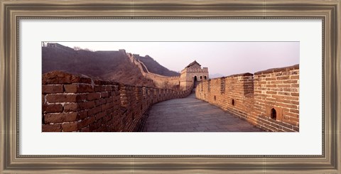 Framed Path on a fortified wall, Great Wall Of China, Mutianyu, China Print