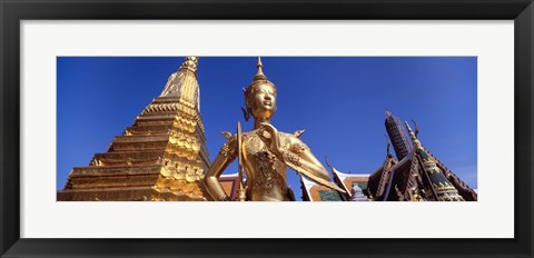 Framed Wat Phra Kaeo, Grand Palace, Bangkok, Thailand Print