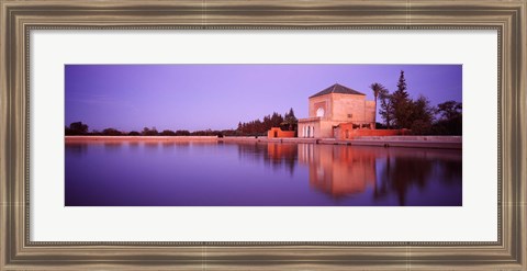 Framed Menara, Marrakech, Morocco Print