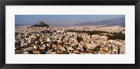 Framed Aerial View of Athens, Greece Print