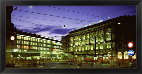 Framed Switzerland, Zurich Print