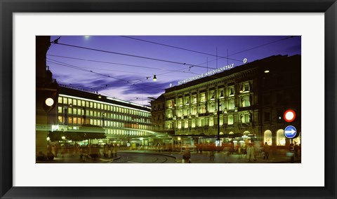 Framed Switzerland, Zurich Print