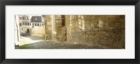 Framed Germany, Tubingen, Street in the village Print