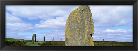 Framed Ring Of Brodgar, Orkney Islands, Scotland, United Kingdom Print