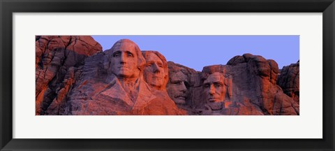 Framed Mount Rushmore, South Dakota Print