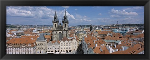 Framed Church of our Lady before Tyn, Old Town Square, Prague, Czech Republic Print